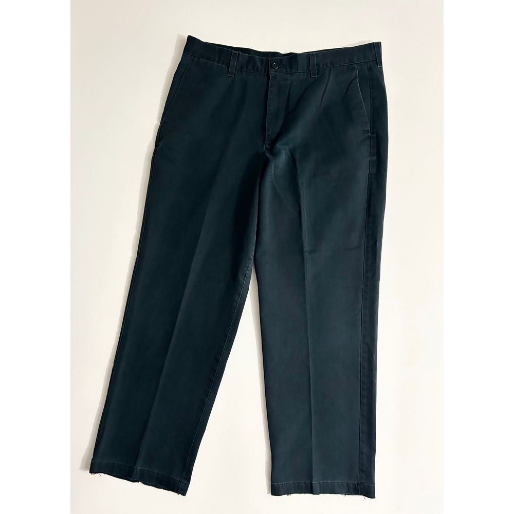 Vintage Dockers Men's Chinos, 36x30, Navy Blue Straight Leg